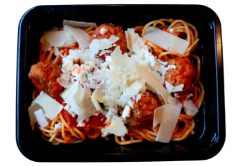 Spaghetti Marinara With Ricotta Meatballs